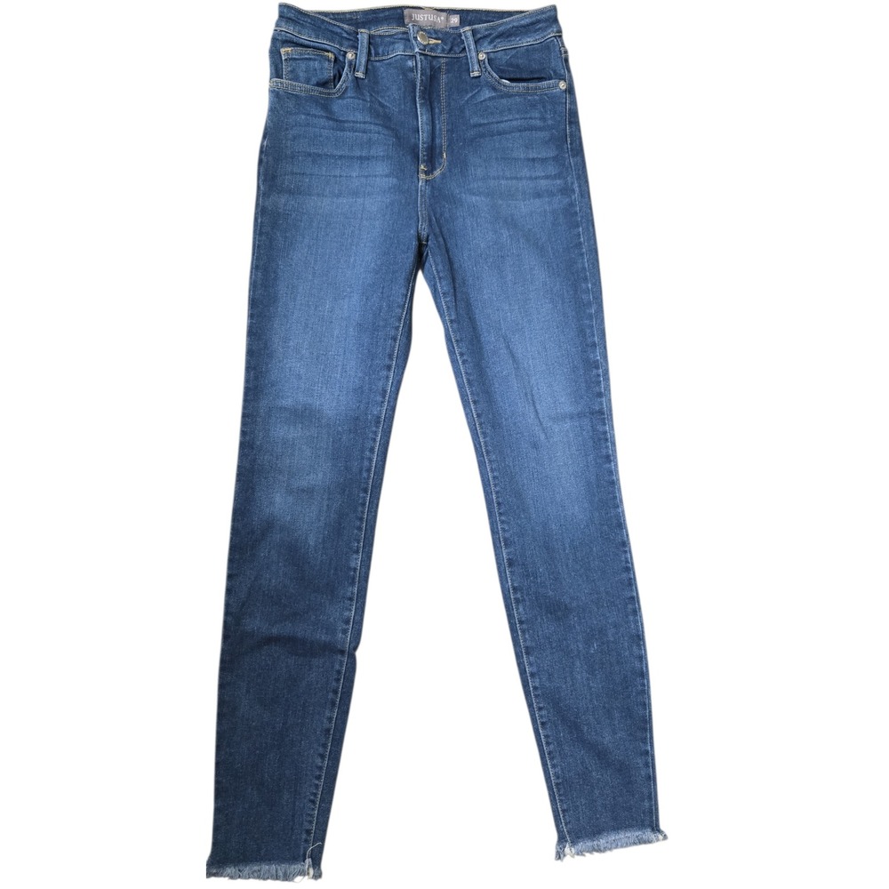 Just USA Medium Wash Stretch Skinny Jeans‎ Womens Sz 29 x 27